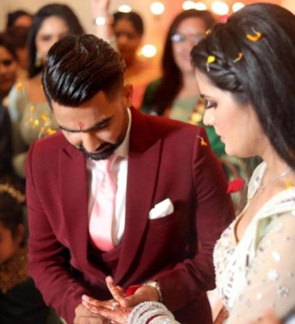 Ridhi Pannu during her engagement ceremony