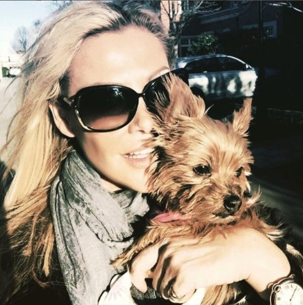 Alison Doody with her pet dog