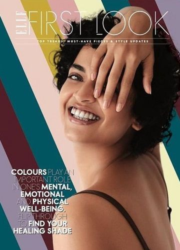 Anjali Sivaraman featured on the cover of Elle magazine