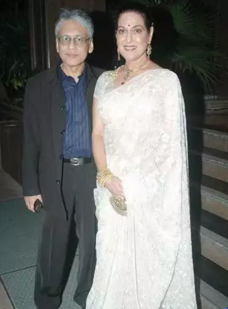 Anjana with her husband