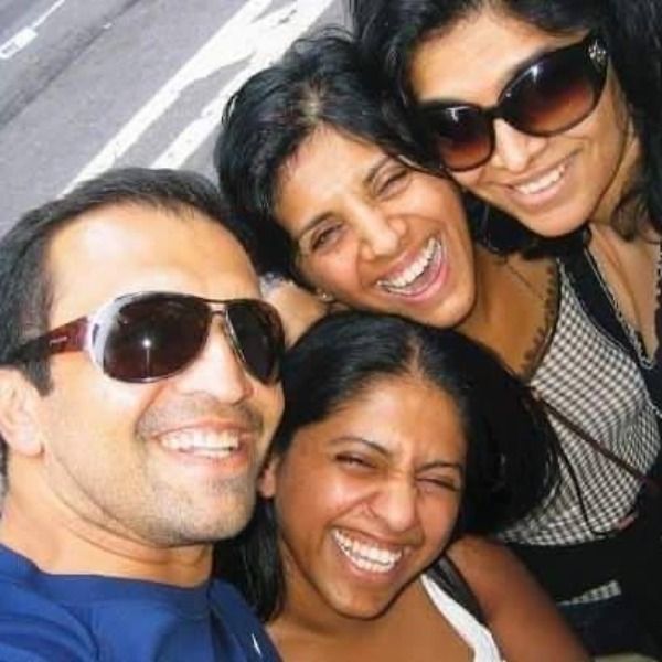 Atul with his three elder sisters