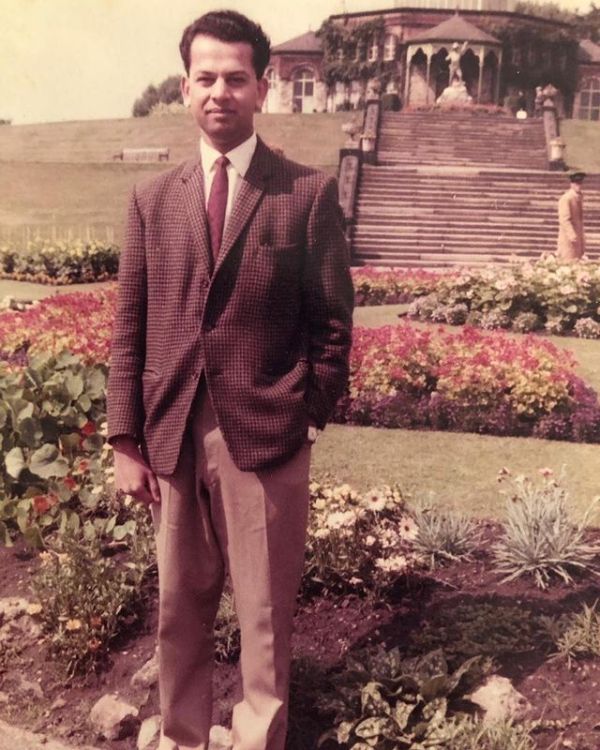 Avinash's father's photo