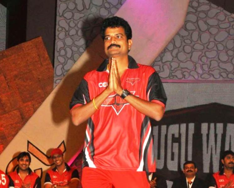 Ayyappa P. Sharma as a member of Telugu Warriors
