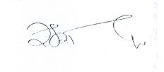 Jagdambika Pal's signature