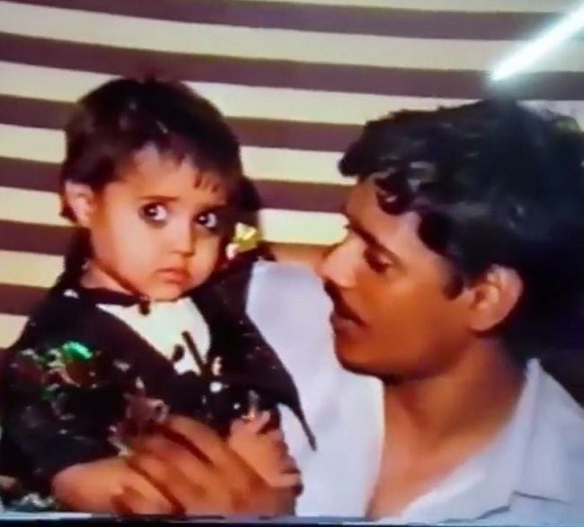 Jayanti Khatri Lamba in her childhood