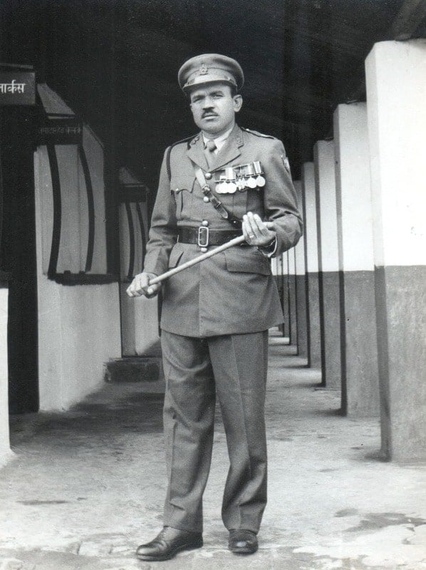 Major Rama Raghoba Rane in uniform