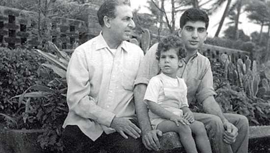 Naval Tata with sons