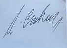 Sarita Choudhury's signature