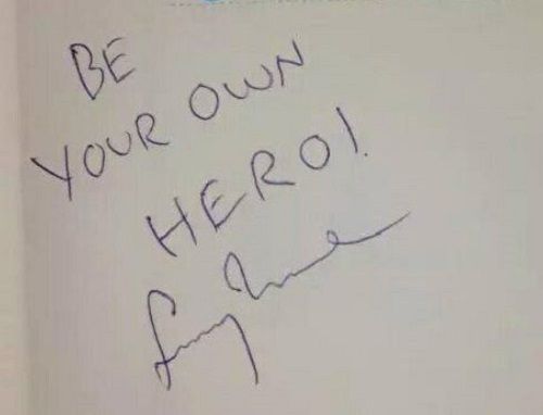 Sooraj Pancholi's autograph