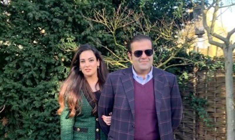 Suleman Shahbaz with his wife
