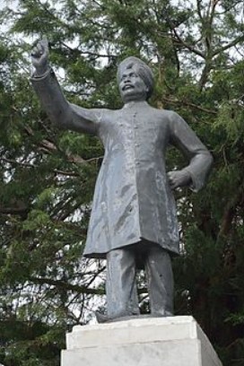 The statue of Rai at Shimla, Himachal Pradesh