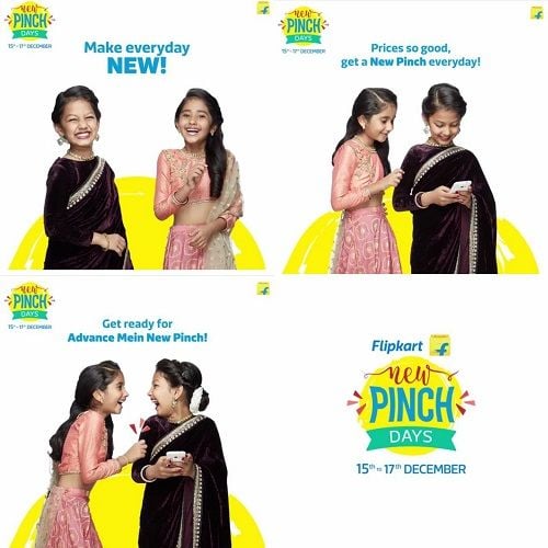 Twinkle Sharma in the advertisement of Flipkart