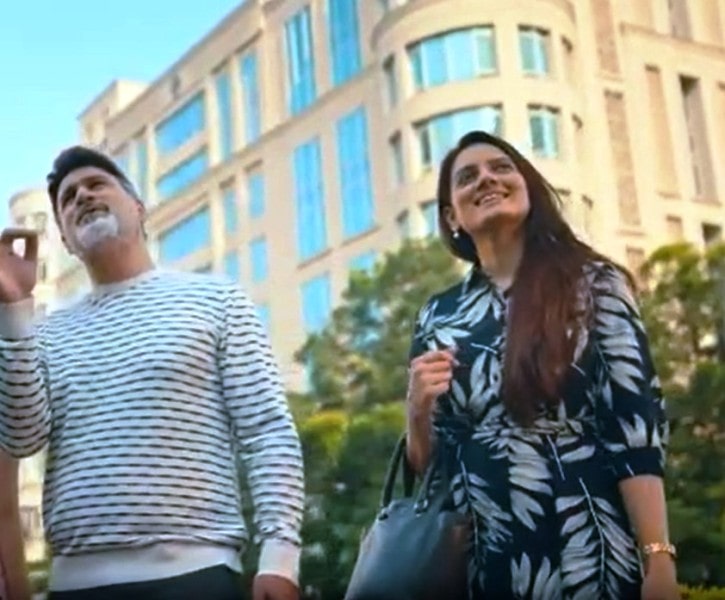 A still from the Hiranandani Builders' commercial