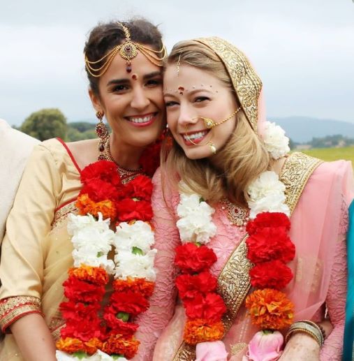 Aparna Mulberry with her lesbian partner