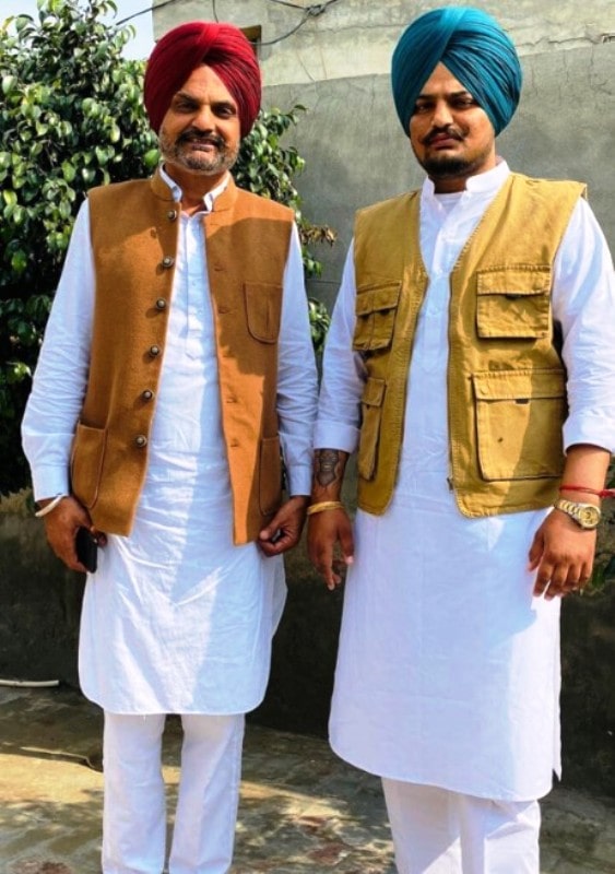 Balkaur Singh with Sidhu Moose Wala