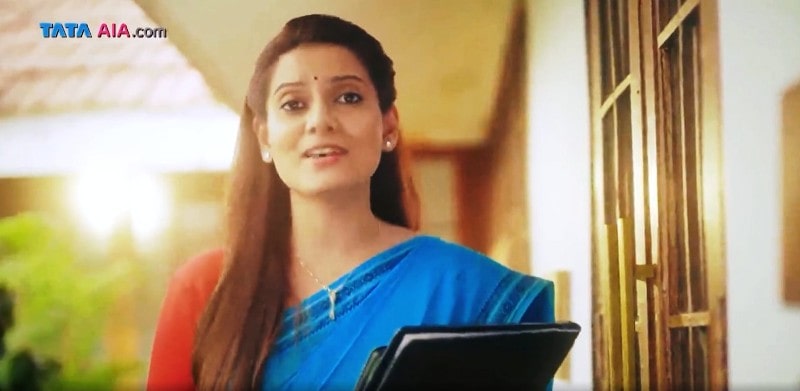 Khushbu Patel in TATA AIA Ad
