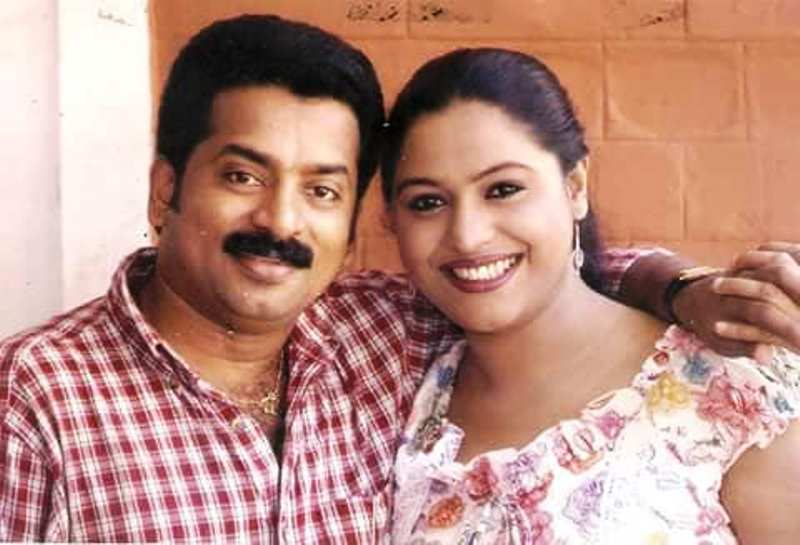 Lakshmi Priya with her husband