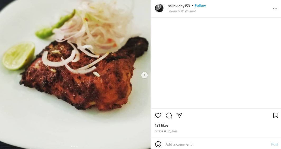 Pallavi Dey's Instagram post