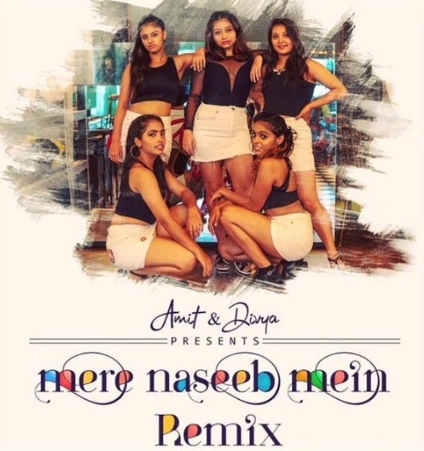 Poster of Yukti's choreographed dance video titled, Mere Naseeb Mein
