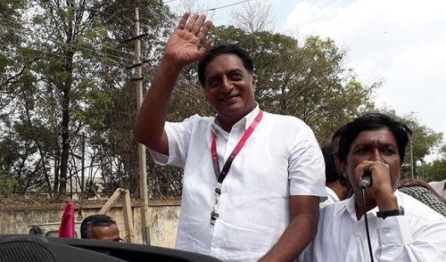 Prakash Raj during a political rally
