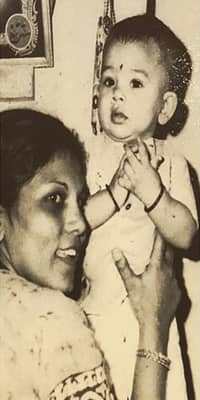 Rohit Shetty as a child with his mother