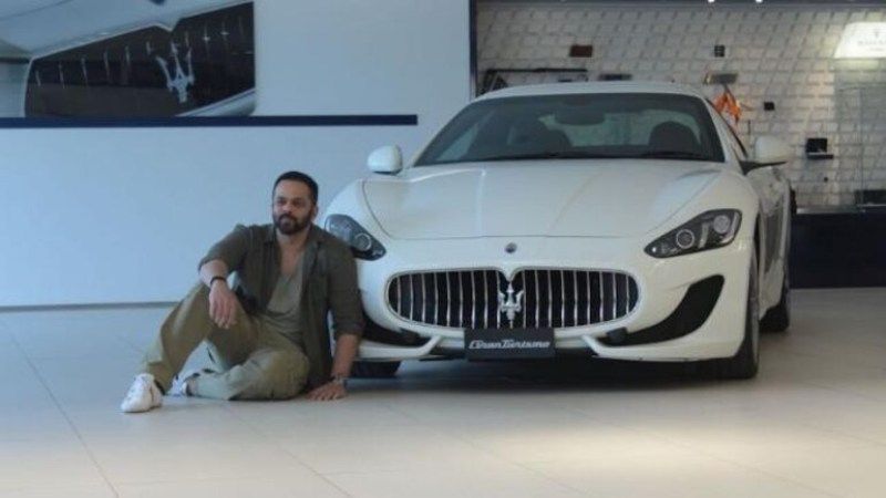 Rohit Shetty with his Maserati GT Sport