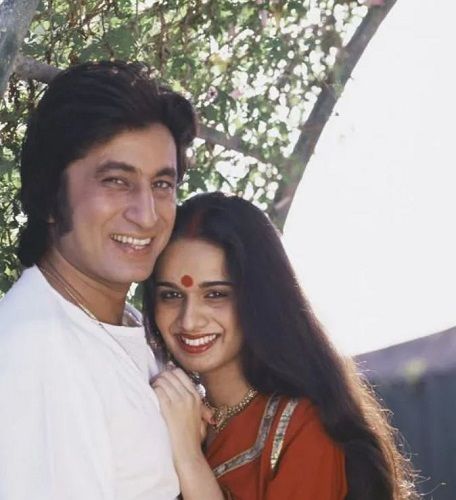 Shakti Kapoor with Rama Vij