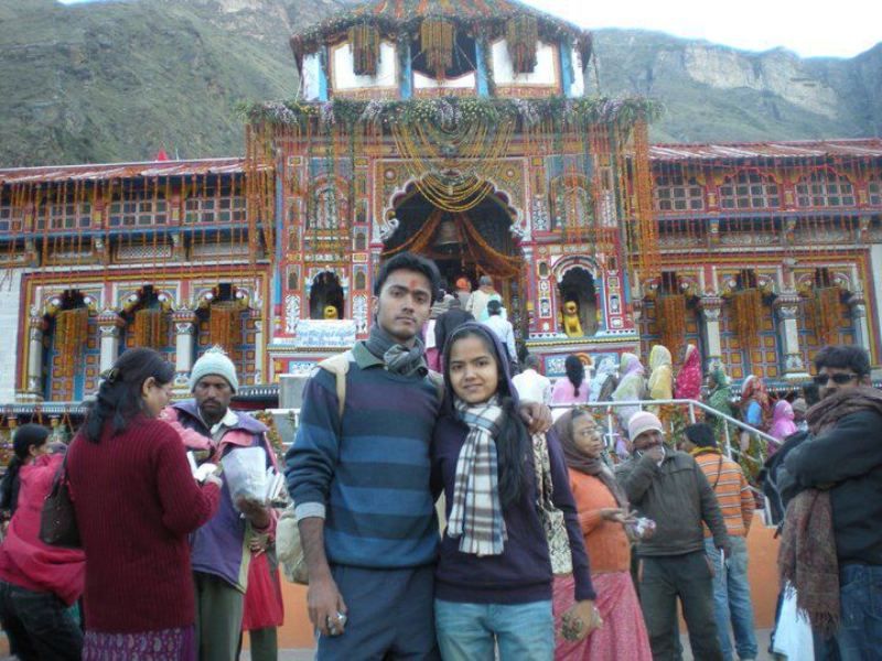Shruti Ranjan with her brother