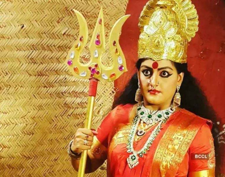Suchithra Nair as a goddess