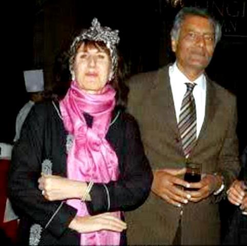 Sunil Jakhar and Sylvia Jakhar at the Swiss Food Festival at Intercontinental Eros, Delhi