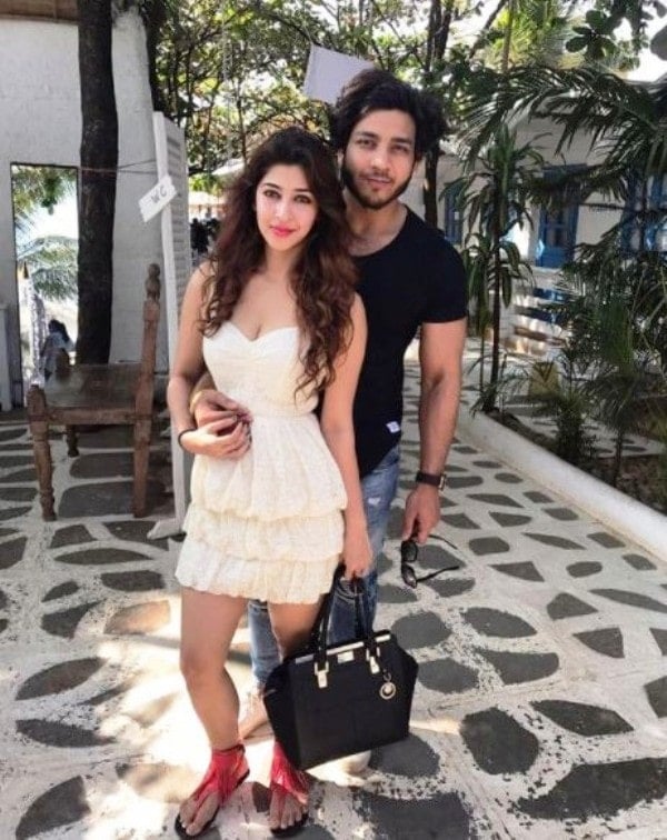 Vikas with his girlfriend Sonarika Bhadoria