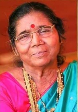 A picture of Eknath Shinde's mother