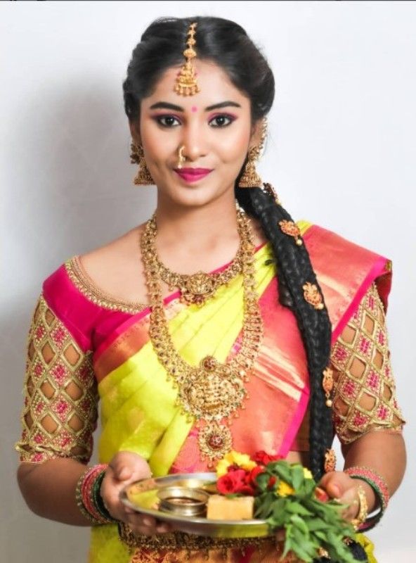 A picture of Swathi Sathish from one of her photoshoots