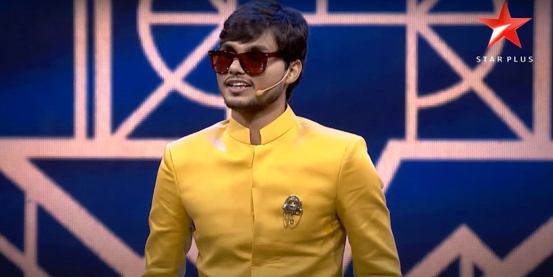 A still from Abhay Kumar's performance in The Great Indian Laughter Challenge