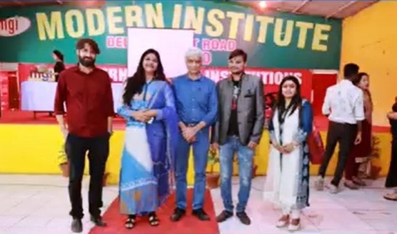 Abhay Sharma during the inauguration of BS Film Academy