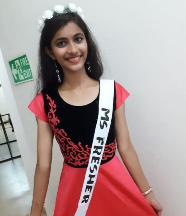 BVK Vagdevi wins Ms Freshers title in college