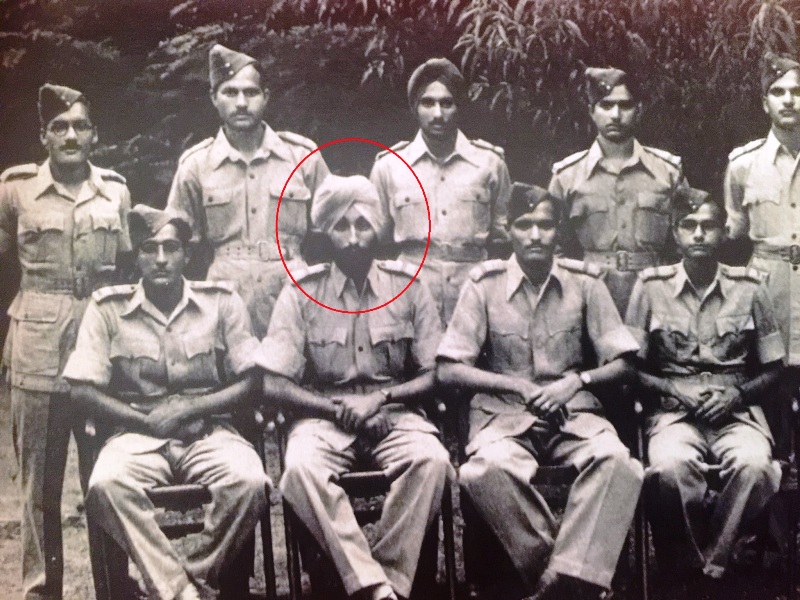 Beant Singh as a British Indian Army official
