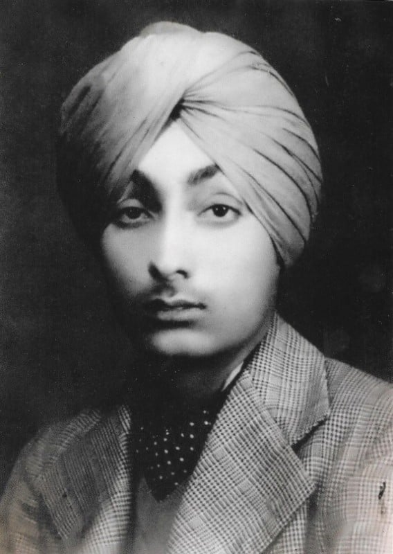 Beant Singh during his younger days