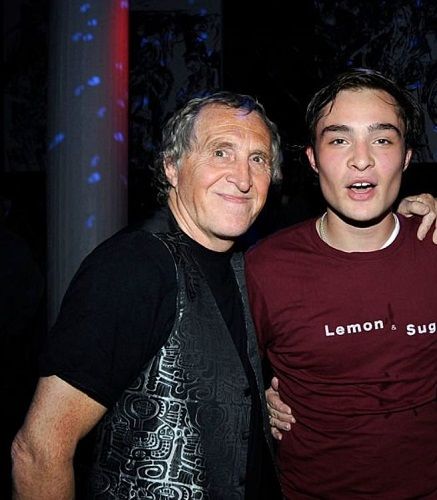 Ed Westwick with his father