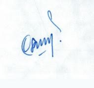 Eknath Shinde's Signature