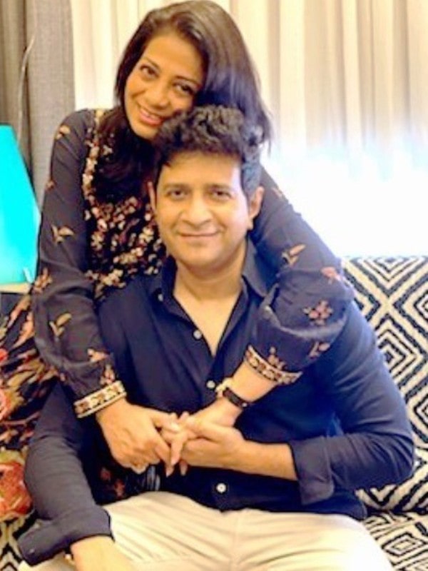 Jyothy with her husband, KK