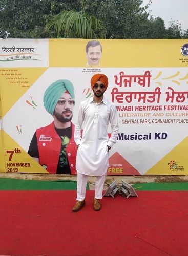 Karandeep Singh at an event