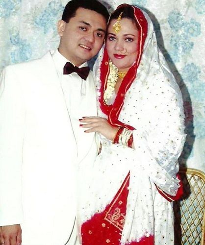 Mandakini's wedding photo