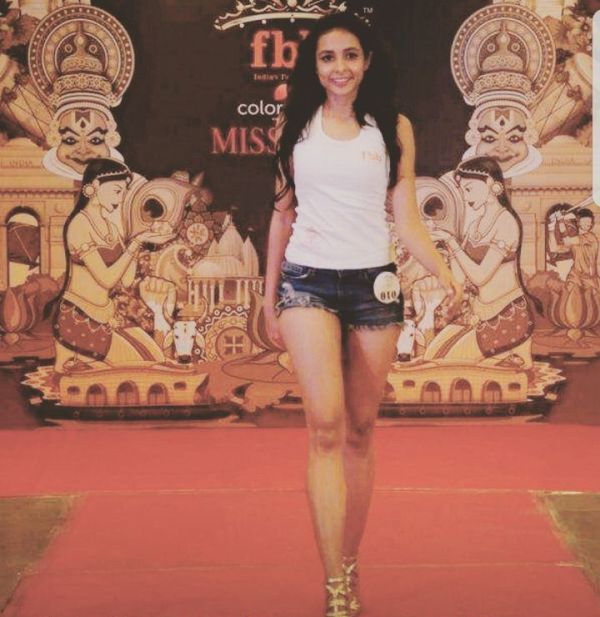 Manpreet Kaur in the fbb Colors Femina Miss India 2017
