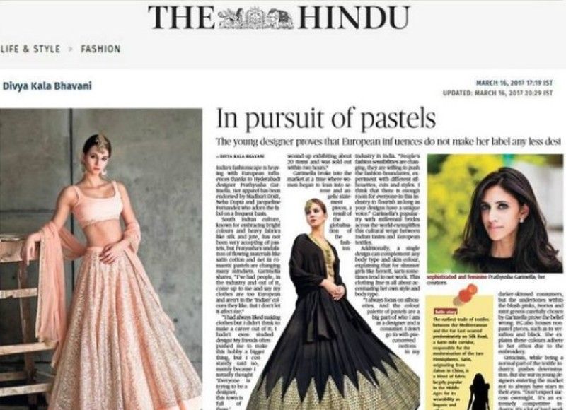 Prathyusha Garimella featured in a newspaper