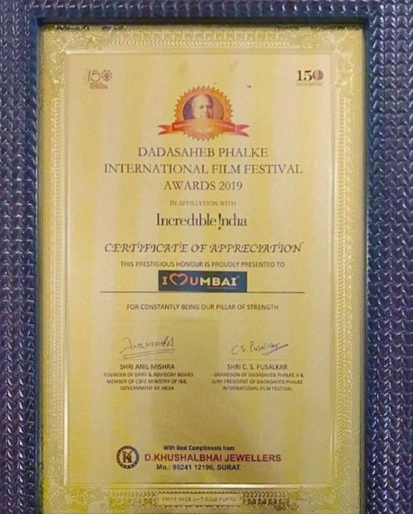 Rrahul Narain Kanal wins Dadasaheb Phalke International Film Festival Award