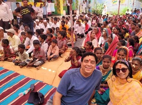Ronnie Screwvala during an event of Swades Foundation