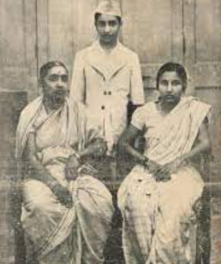 Yamunabai Savarkar with her two children