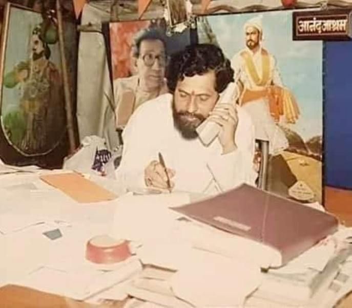 Anand Dighe in his ashram