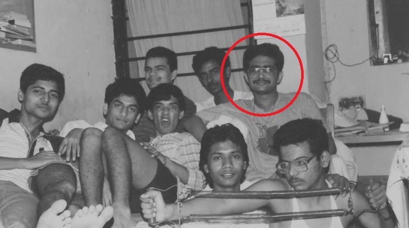 Ashish Chauhan in college days